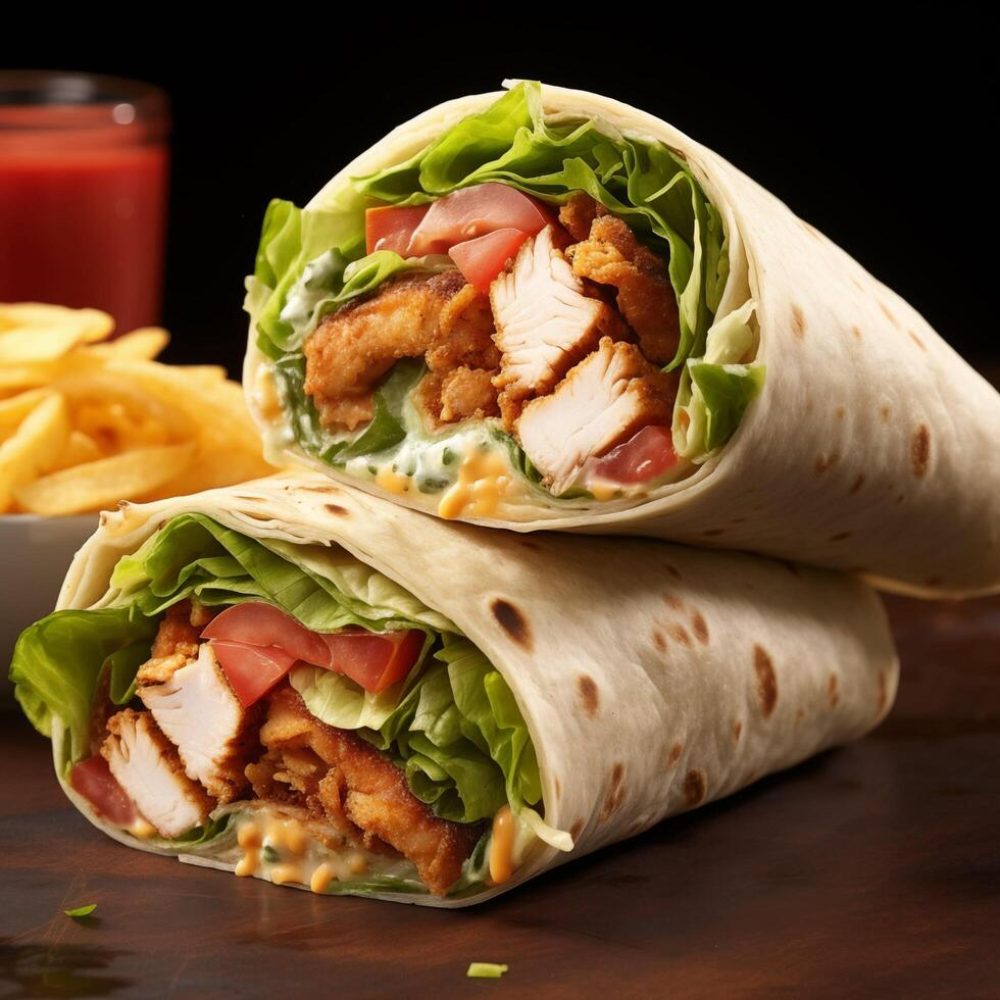 Chicken Cheese Wrap (Twister)
